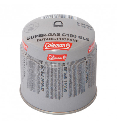 COLEMAN C190 GLS PI gas cartridge bu/pro 190 gr propaangas met prik cartouche