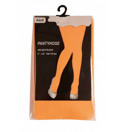 Panty volwassene - fluo oranje
