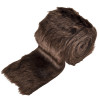 Tafelloper lint faux fur- 200x10cm-bruin