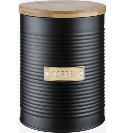 TYPHOON Otto - Voorraaddoos koffie zwart- 11x15.5cm