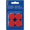 MAUL Magneet solid - rood 38mm - 4st