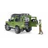 BRUDER - Land Rover Defender m/ boswachter en hond