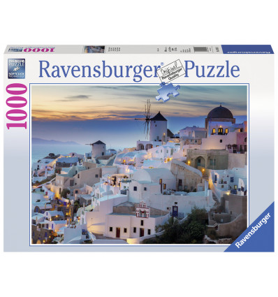RAVENSBURGER Puzzel - Avond in Santorini- 1000st.