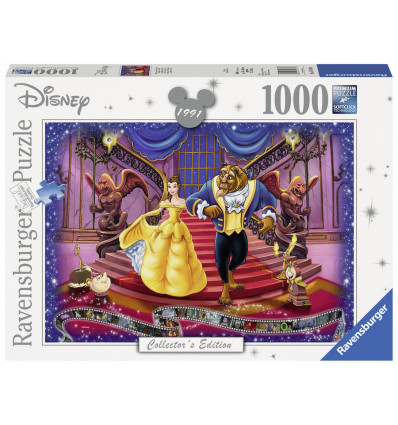 RAVENSBURGER Puzzel - Disney: Belle en het beest - 1000st.