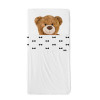 Snurk TEDDY - Laken en hoeslaken voor babybed 60x120cm + 120x150cm