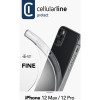 CELLULARLINE Iphone 12MAX/PRO - hoesje fine - transparant