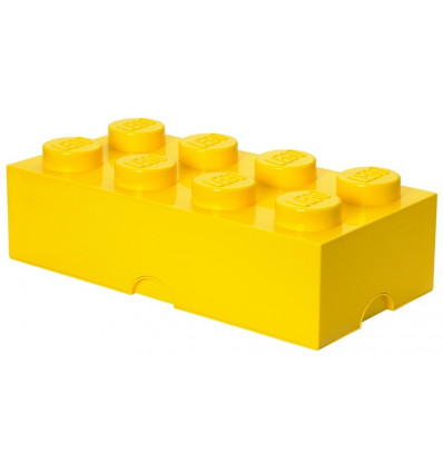 LEGO Brick 8 opbergdoos - 25x50x18cm - geel