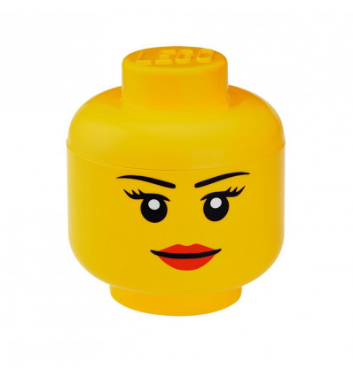 LEGO Hoofd girl opbergbox - 24x27cm