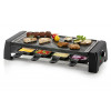 DOMO Raclette/ grillplaat+steen-gourmet voor 8 personen incl spatels - 1200W