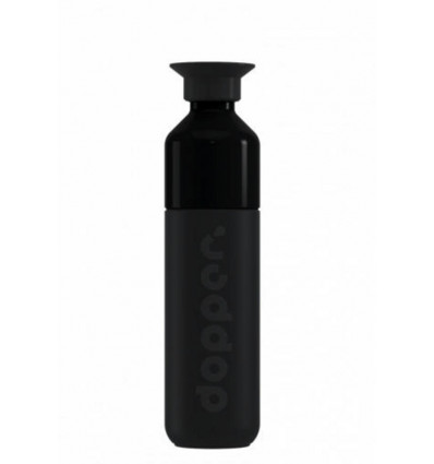 DOPPER Insulated 350ml - blazing black isoleer drinkfles