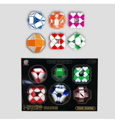 Rubiks Cube set - 6stuks 10094420
