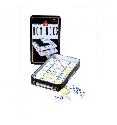 LONGFIELD Domino dubbel 6 - blik 10004129