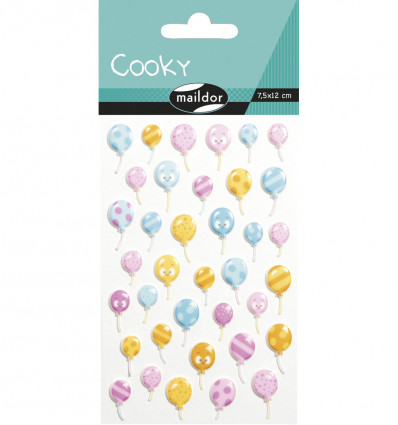 COOKY Stickers 3D - Ballonnen