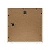 DEKNUDT Wit magneetbord - 40x40cm - hout bies wit