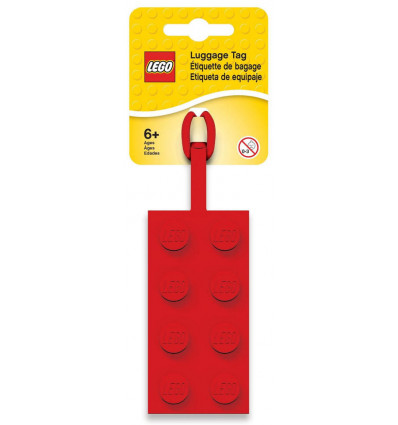 LEGO Bagage label - rood