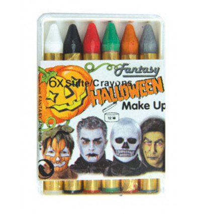 Halloween make-up sticks - 6st.