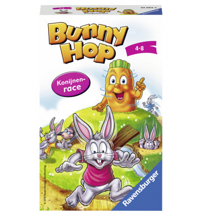RAVENSBURGER Pocketspel - Bunny Hop Konijnenrace