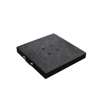 Parasolvoet graniet - 55x55 60kg - zwart polished 10068887 10068888
