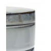 PASCALE NAESSENS Pure - Kom s/3 blauw geglazuurd - 14x14x15cm bowls+deksel