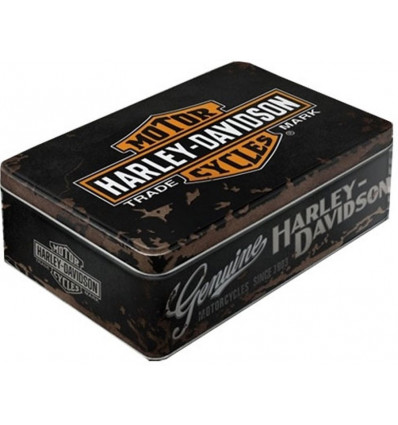 Tin box flat - Harley Davidson genuine