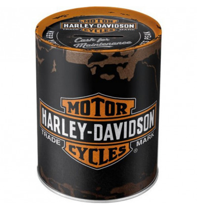 Spaarpot - Harley Davidson Genuine logo