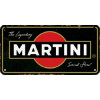 Hanging sign 10x20cm - Martini served here