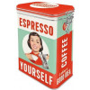 Clip top box - Espresso