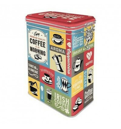 Clip top box - Coffee collage