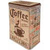 Clip top box - Coffee beans - bewaarblik voor koffie