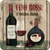 Onderzetter metaal - Vino Rosso