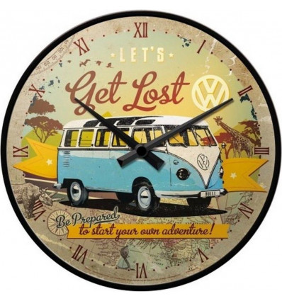 Wandklok - VW Lets get lost