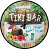 Wandklok - Tiki Bar