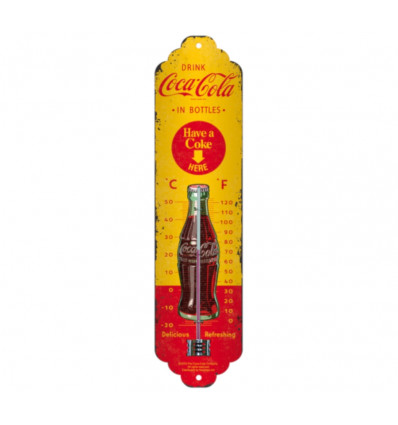 Thermometer - Coca Cola Yellow