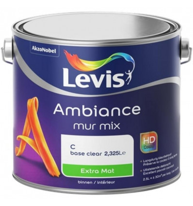 Levis AMBIANCE basis mur extra mat 2.5L-clear