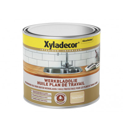 XYLADECOR Werkbladolie - 0.5L -kleurloos