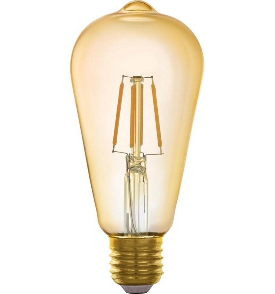 whisky taart Vlek EGLO LED Lamp - E27 ST64 5.5W 2200K amber - dimbaar - Europoint BVBA