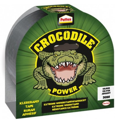PATTEX Crocodile tape - 30M grijs