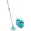 LEIFHEIT Set Clean Twist Mop ergo - voor alle harde vloeren- snelle reiniging