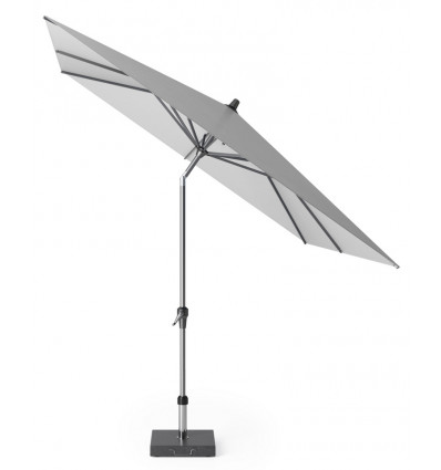 Platinum RIVA parasol- 2.5x2.5m- l.grijs/ antra excl. voet