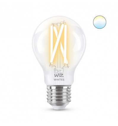 PHILIPS WiZ Ledlamp fil. clear - 6.7W A60 CL E27 - WIFI 8718699787158