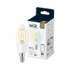 PHILIPS WiZ Ledlamp fil. clear - 4.9W C35 CL E14 - WIFI
