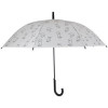 SMATI Paraplu transparant - gestreept zwart/ wit