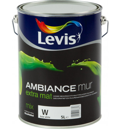 Levis AMBIANCE basis mur extra mat 5L - white