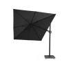 CHALLENGER T2 Premium parasol 350x260cm- jet zwart/ mat zwart excl. voet
