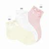 CONDOR sokken strik - roze - 6/12m