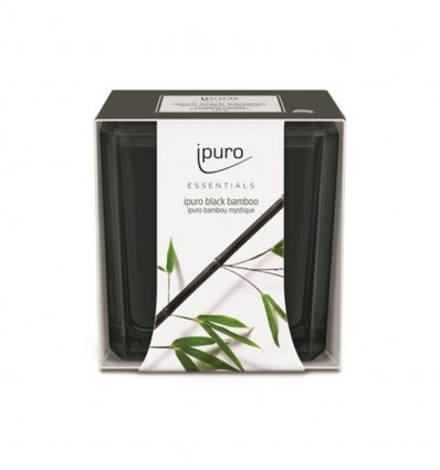 IPURO Essentials kaars 125g - bamboo black