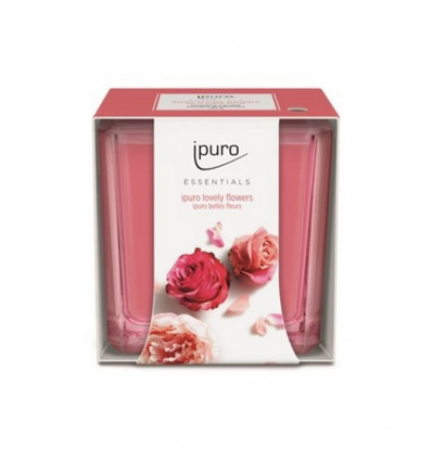 IPURO Essentials kaars 125g - lovely flowers TU UC