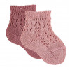 CONDOR sokken kort - oud roze - 6/12m