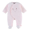NOUKIES Pyjama fluweel - roze - 6m