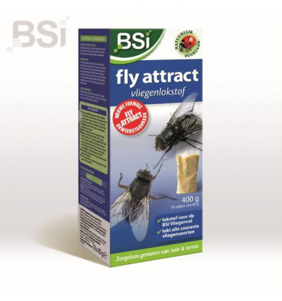 BSI Vliegenlokstof Fly Attract- 10zakjes van 40gr - loktstof voor de vliegenval